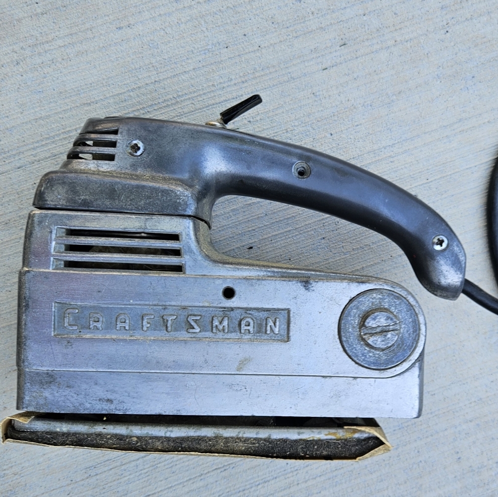Vintage Craftsman 110.7820 Silver Aluminum Sander Polisher